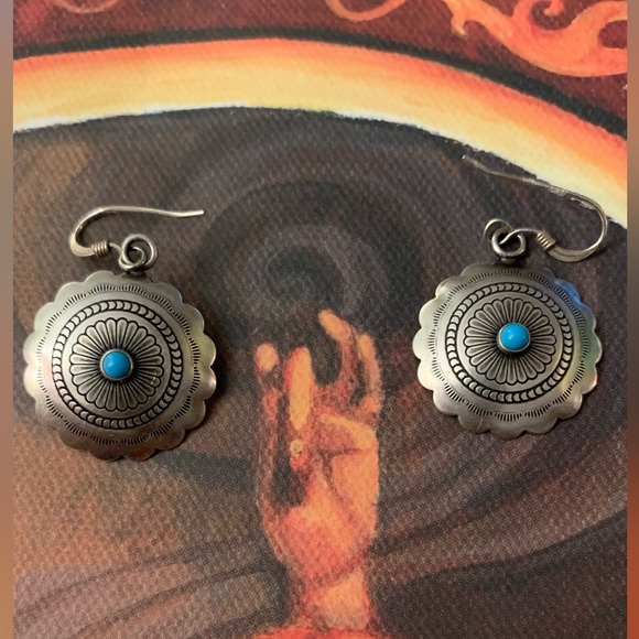 Vintage Navajo Earrings - Picture 1 of 5